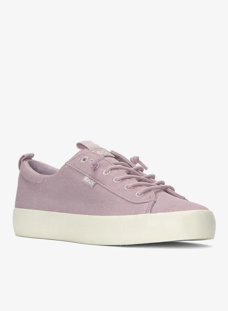 Keds Keepsake Lilac Keds Women's Kickback Canvas Slip On Casual Sneaker Purple for Women | Best Price UAE